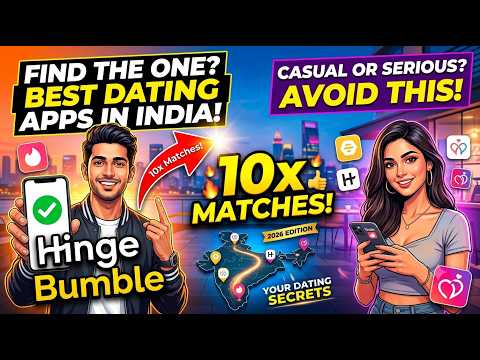 Best Dating Apps in India (2026) | Casual vs Serious Relationships! 🔥