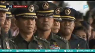 President Rodrigo Duterte visits the Philippine Army Headquarters in Fort Bonifacio, Taguig City