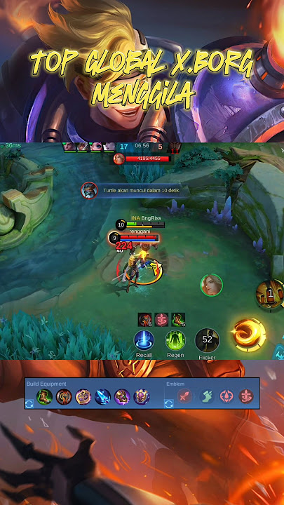 segitunya mau bunuh aku 😅😅😅 #mobilelegends #xborg #mlbb