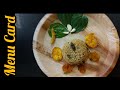 வெற்றிலை பூண்டு சாதம் - Betel + Garlic Rice - Menu Card