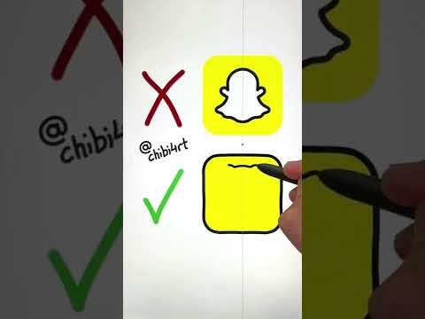 How To Draw Snapchat Logo Lol Memes Art Shorts