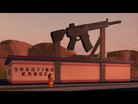 Roblox Jailbreak How To Find New Shooting Range And 2 New Guns Youtube - roblox jailbreak where is the shooting range