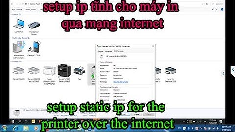 Cài đặt IP cho máy tính