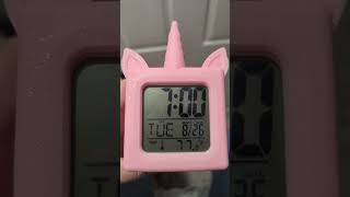 Resetting The Alarm, Unicorn Your Zone Alarm Clock