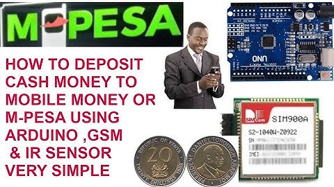 Arduino mobile money | mpesa automatic deposit system