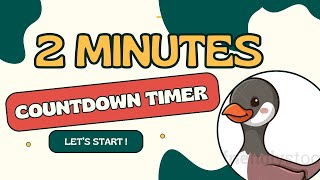 GOOSE COUNTDOWN ! 2:00 🦆 Goose timer from 2 minutes to zero in minutes and seconds / 120\