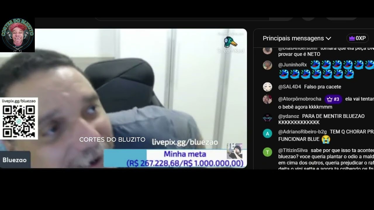 DESESPERADO E FALIDO, BLUEZAO SE HUMILHA E PEDE PERDÃO PARA SUA MÃE: 