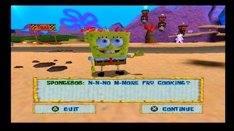 Spongebob Squarepants Battle For Bikini Bottom PS2 100% Playthrough Part 1