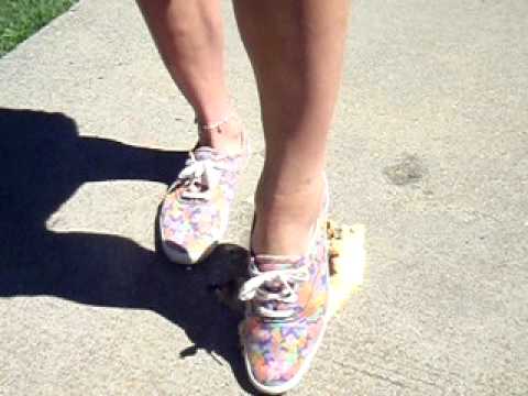 My funkie 'retro'  trashed Keds vs an over ripe Bananna