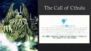 Morse Code Practice - The Call of Cthulu Audiobook (Part 3/20)!