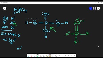 How To Draw The Lewis Structure of Phosphoric Acid (H3PO4)