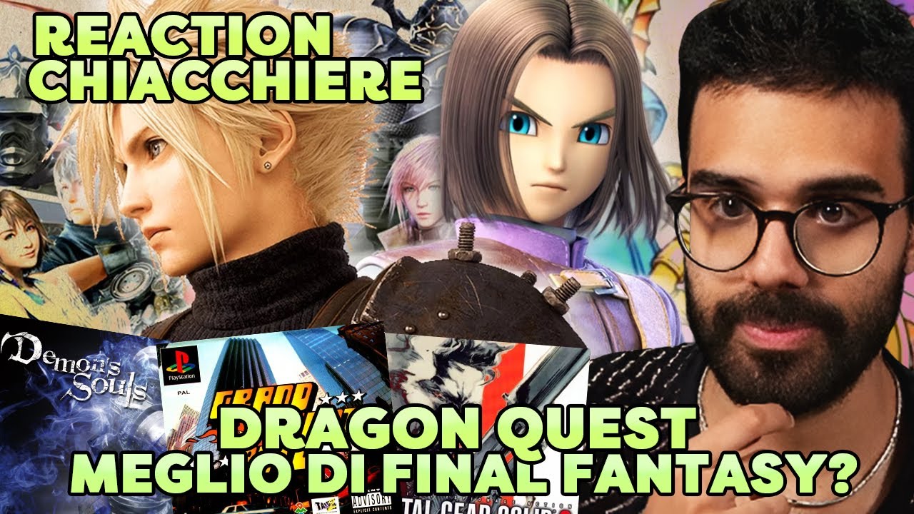 DARIO MOCCIA: OPINIONI su DRAGON QUEST MEGLIO di FINAL FANTASY(?) e PASSI FALSI dei VIDEOGIOCHI
