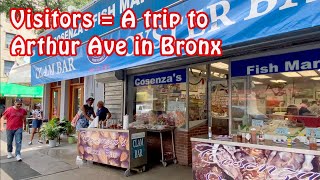 Visitors in Town = A Trip to Arthur Avenue in The Bronx ?? The Other for Little Italy in NYC ?