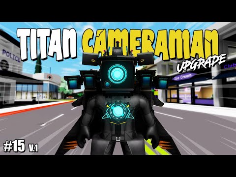 Aku Membuat TITAN CAMERAMAN UPGRADE V.1 Di Brookhaven W/codes - Roblox Part 15