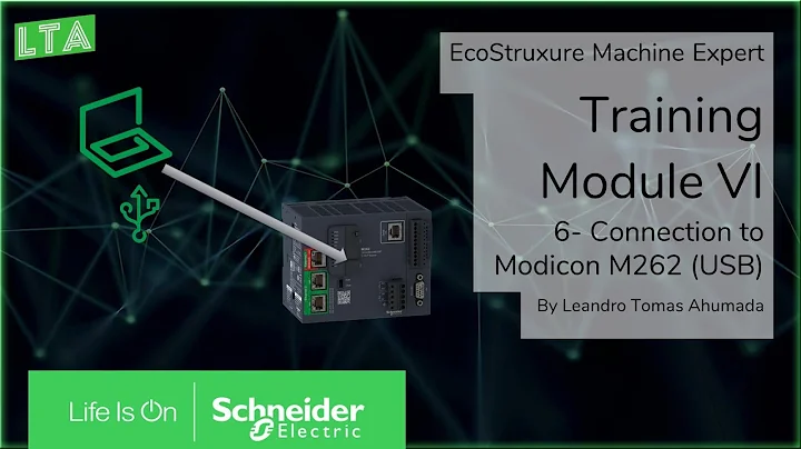 EcoStruxure Machine Expert Training - M6.6 Download application via USB to M262