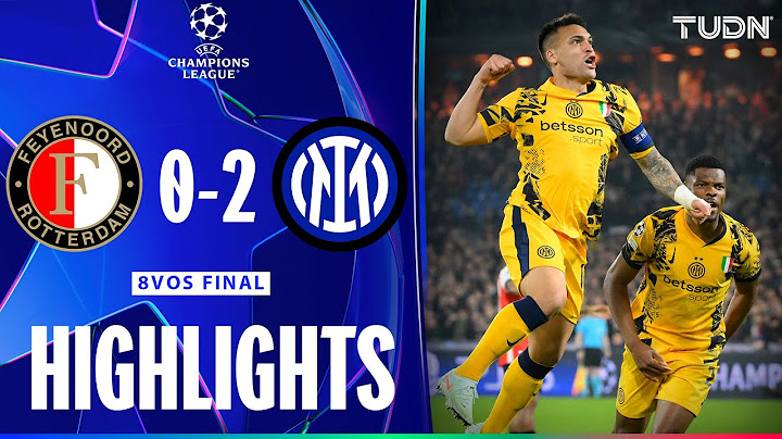 HIGHLIGHTS - Feyenoord vs Inter Milan | UEFA Champions League 24/25 | TUDN
