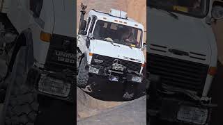 Unimog up Hell's Gate on Hell's Revenge 2026 Moab