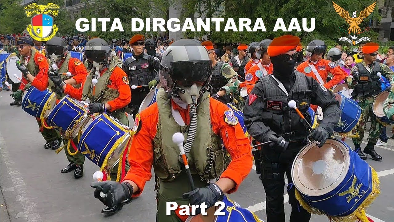 Drumband Gita Dirgantara  AAU - Kirab Passing In  Kopral Taruna AAU - Part 2