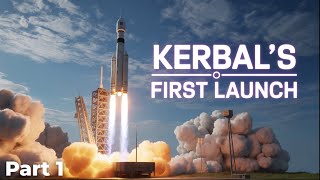 Can I Survive My First Kerbal Space Launch? | Kerbal Space Program Part 1