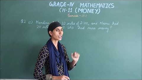 RIS // CLASS:- 4TH // SUBJECT:-  MATHS // CHAPTER:- 11 MONEY EXERCISE:- 11.1 QUES:- 2 //