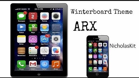 [Winterboard Theme] ARX - An iOS 7 Inspired Theme
