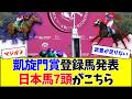 【マジか】凱旋門賞の登録馬が発表、日本馬は7頭がエントリー