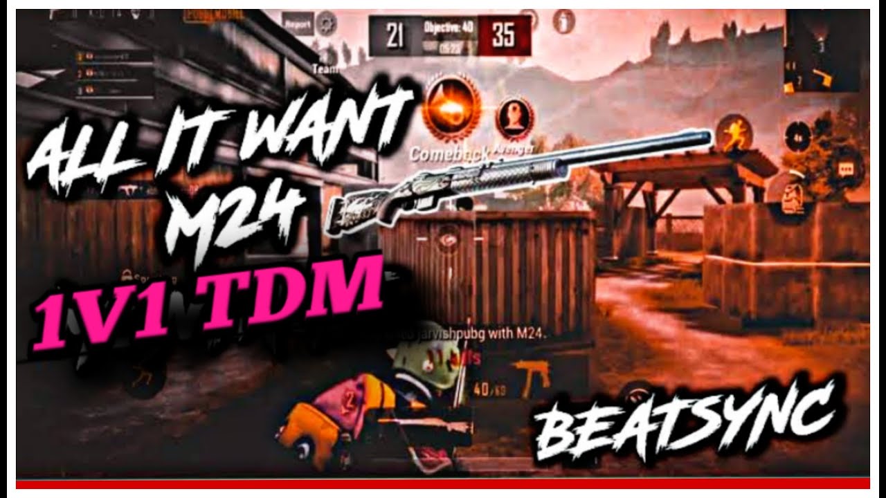 1V1 TDM M24 VS M24 PUBG MOBILE / RAFAY GAMING YT - YouTube