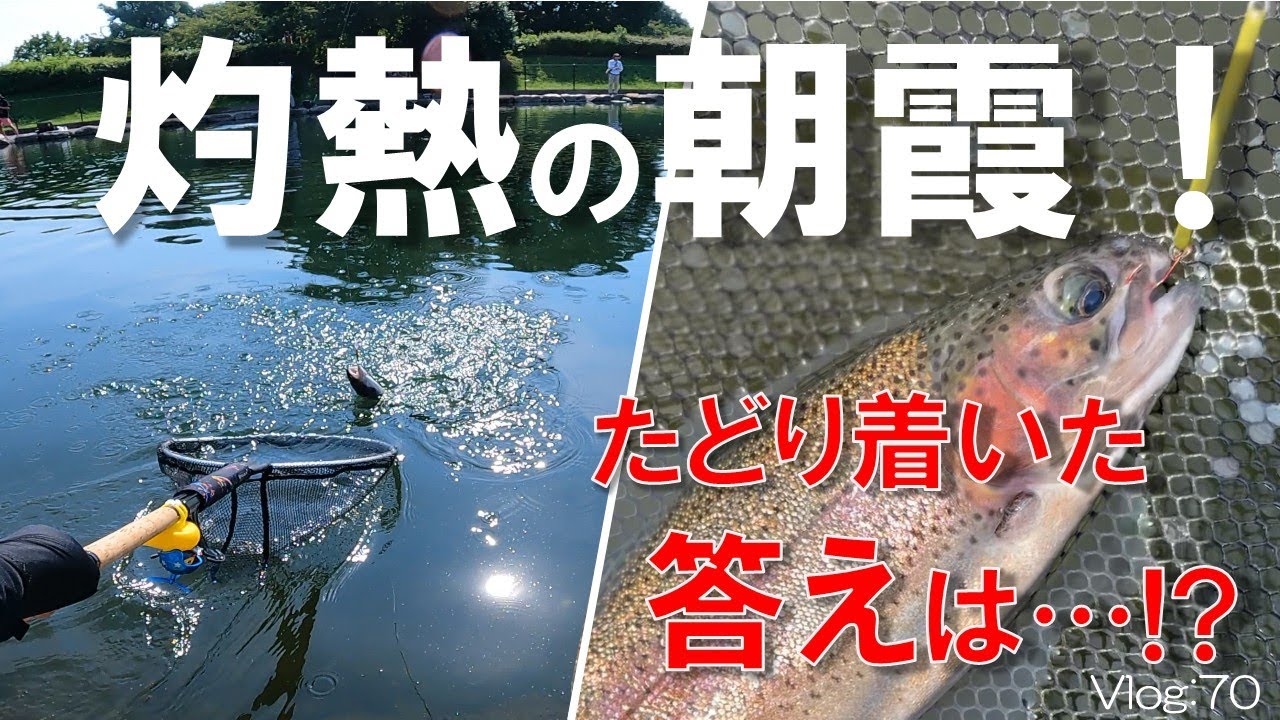 【エリアトラウト】猛暑＆激シブ攻略！たどり着いた答えとは？【朝霞ガーデン】