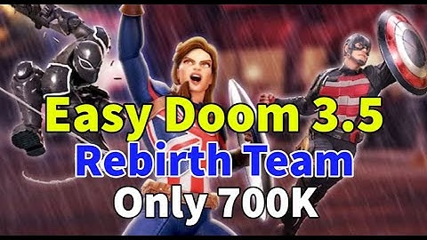 EASY Doom 3.5 Bio Section! Only 700K Rebirth Team! Full Gameplay & Strategy | MARVEL Strike Force
