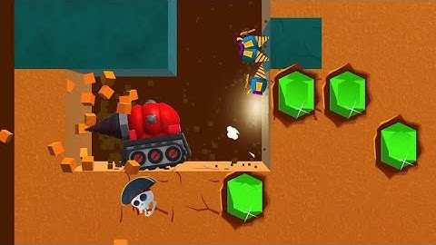 Ground Digger - All Levels Gameplay Android, iOS