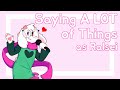 Saying a lot of things as ralsei