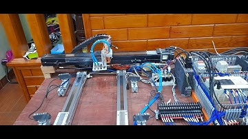 PLC FX3U control J4 20a run Home command