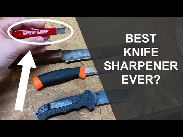 Speedy Sharp Knife Sharpener Review The Best Knife Sharpener Ever? 