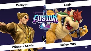 Fusion # 204 - Petayaa (Kazuya) vs LeoN (Bowser) - Winners Semi-Finals