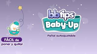 Suavidad y protección con los pañales autoajustables bbtips® Baby-Up.