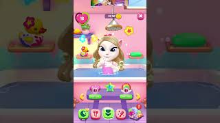 🌅 Little Angela Morning Routine – Cute Start of the Day! 😻 #mytalkingangela