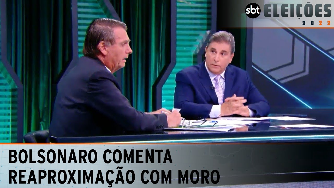 Bolsonaro afirma que reaproximação com Moro foi “por uma causa maior”