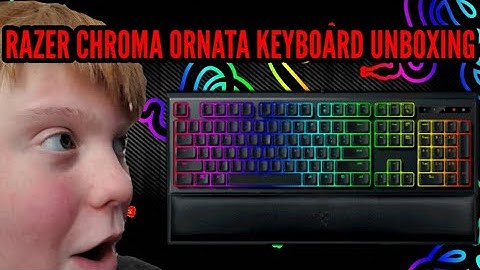 RAZER CHROMA ORNATA KEYBOARD UNBOXING!!!