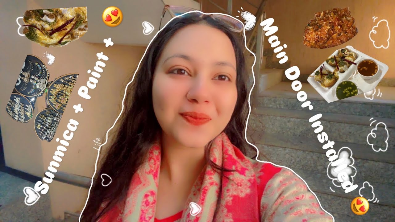 New House Update 🏡✨ | Paint, Sunmica & Main Door Installed | Mini Outing Vlog 🌸