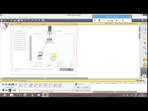 Wireless LAN in CISCO Packet Tracer