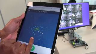 Intel Demonstration of RealSense Cameras for Visual Navigation of Wheeled Autonomous Robots