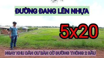🔴CHỦ NGỘP BÁN GẤP  LÔ ĐẤT THỔ 5X20,SỔ HỒNG  SẴN CHỈ  650  TRIỆU,ĐƯỜNG ĐANG LÊN  NHỰA