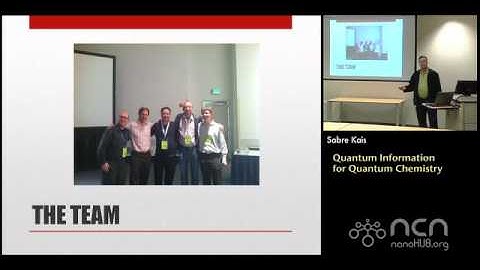 QIQC Quantum Computing Workshop: Quantum Information for Quantum Chemistry