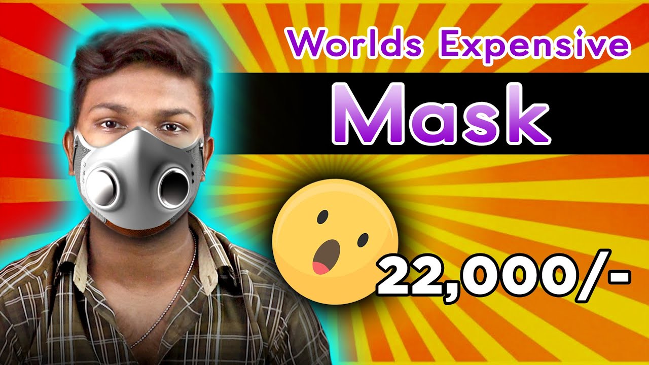 World expensive face mask | super mask | Best face mask under 22,0000 | 😂😂😂😂😂