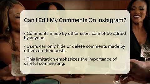 Can I Edit My Comments On Instagram? - Everyday-Networking