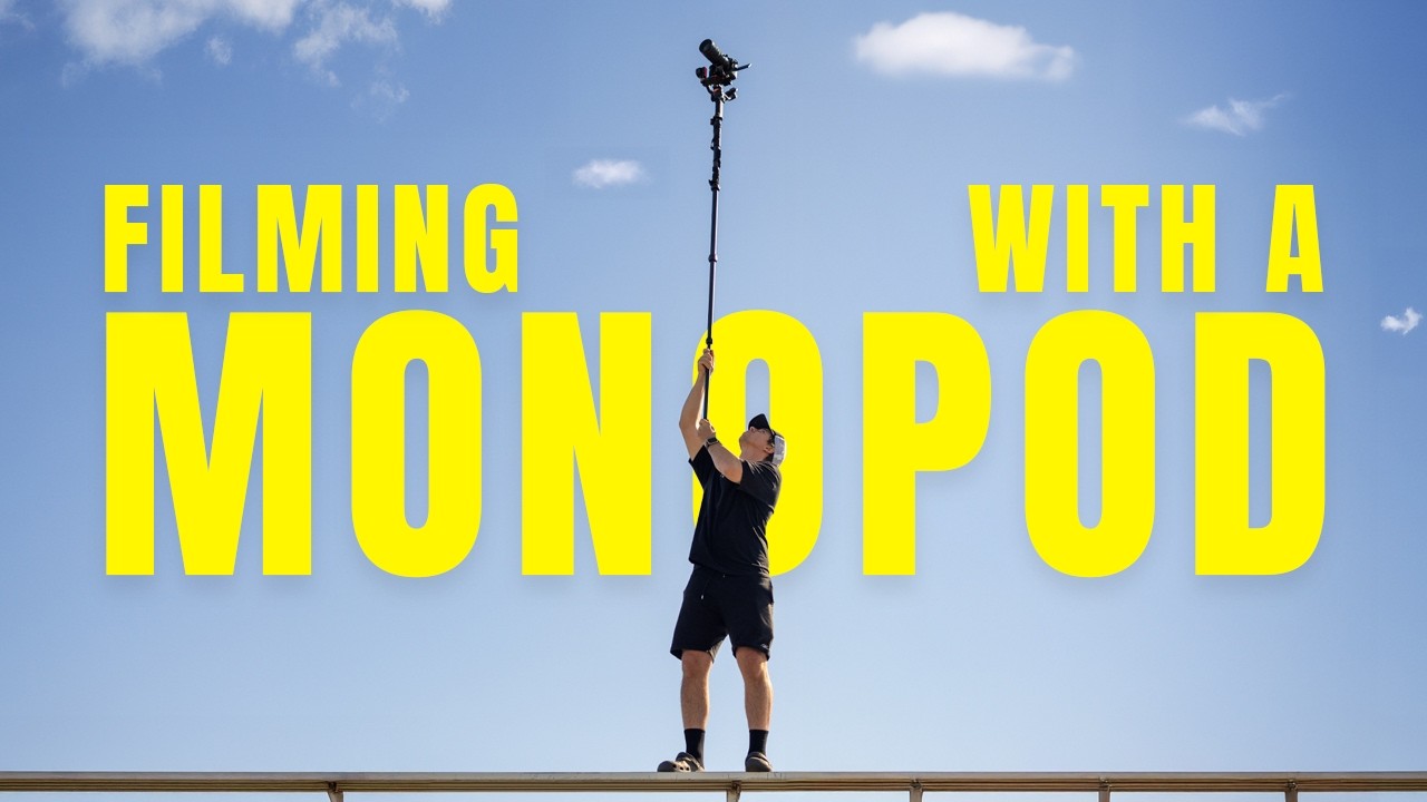 Съемка с использованием монопода и подвеса — это НОВЫЙ РЕШЕНИЕ