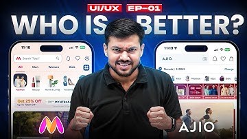 Myntra vs Ajio 🔥 | Which App Actually Feels Better to Use? | UX Faceoff Ep. 01