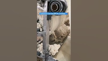 Cassava crushing machine starch extraction