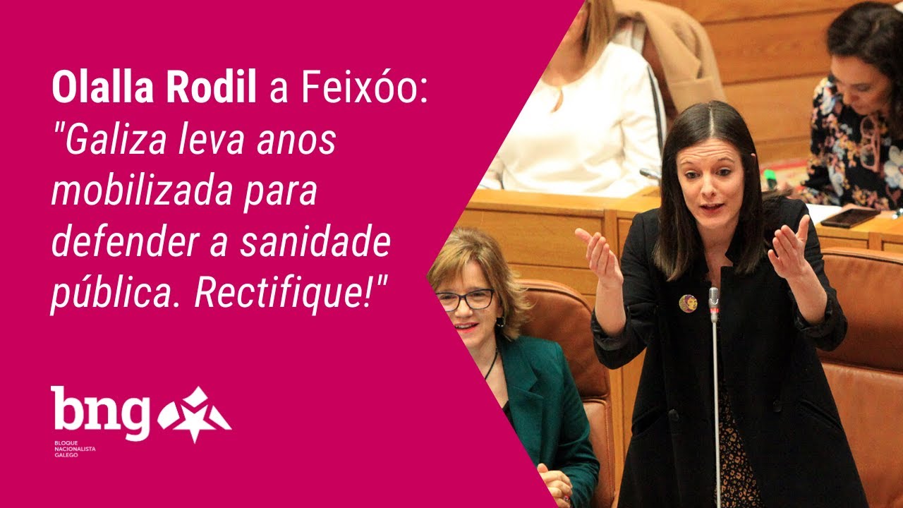 Olalla Rodil a Feixóo: 