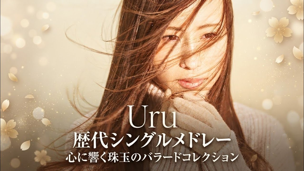 ★Uru／歴代シングルCD15枚セット Uru 歴代シングルサビメドレー 駆け足で聴いていけ。 - YouTube